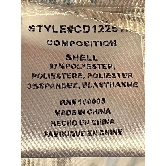 NSR Puff Sleeve Smocked Mini Dress Satin Short  Ivory Blue Floral Size Small nwt - Picture 6 of 7